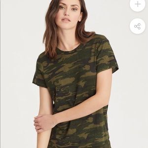 NWT Sanctuary Linen “The Perfect Tee” Camo, Size S